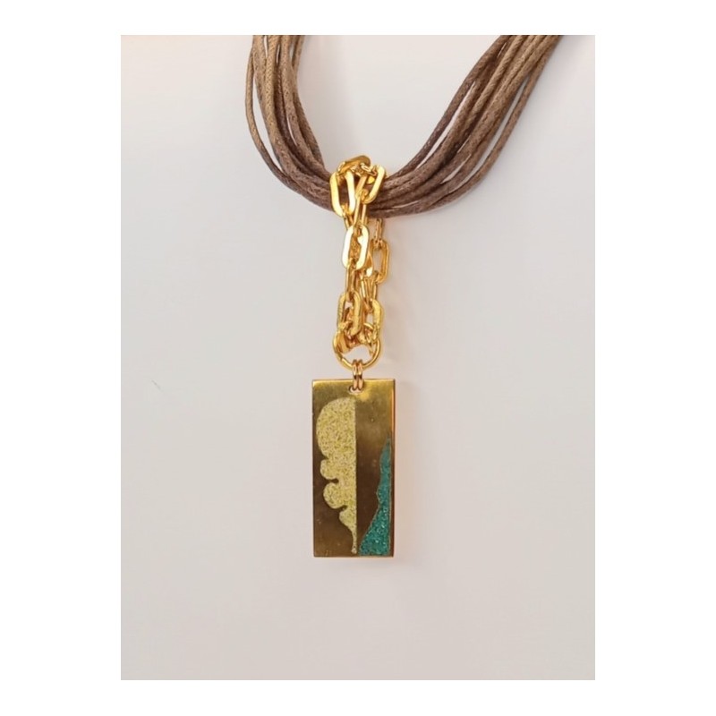 Pendentif émaillé Hannelore