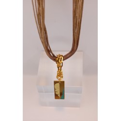 Pendentif émaillé Hannelore