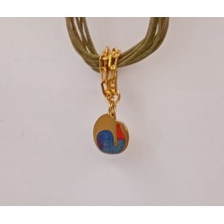 Pendentif émaillé Anaïs