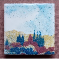 Tableau Les Toits Roses