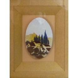 Tableau Village Brun