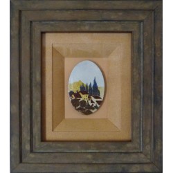 Tableau Village Brun