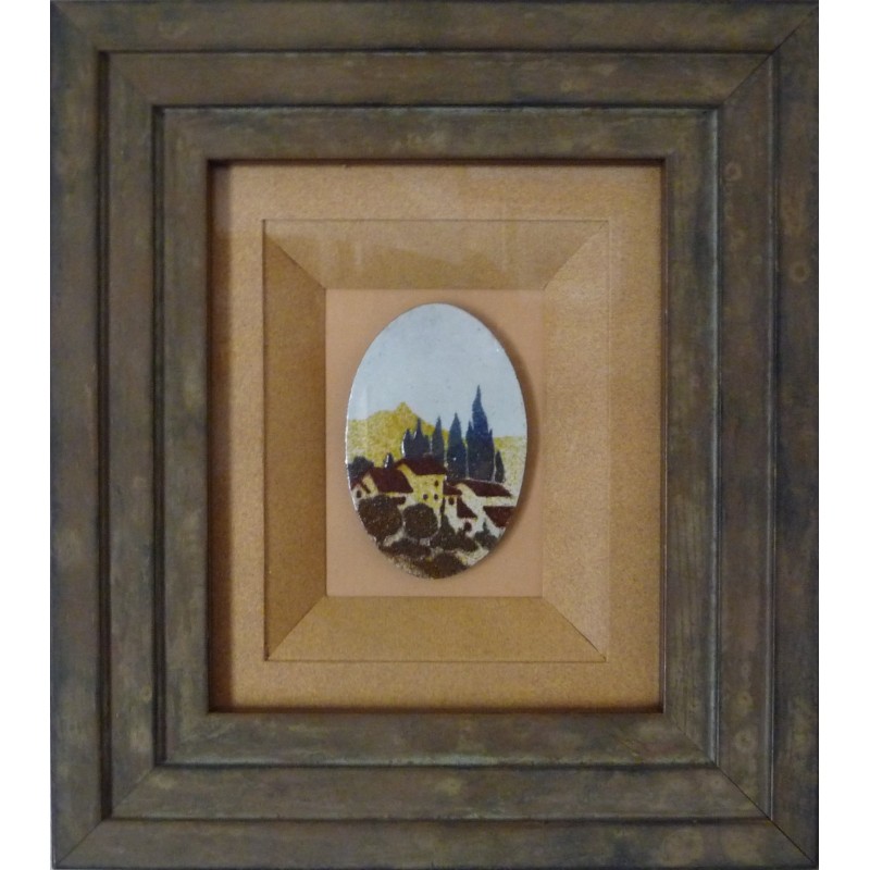 Tableau Village Brun