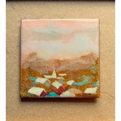 Tableau Village Endormi