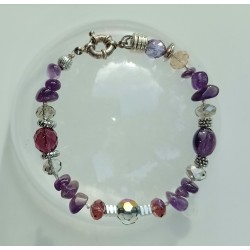 Bracelet violet Doriane